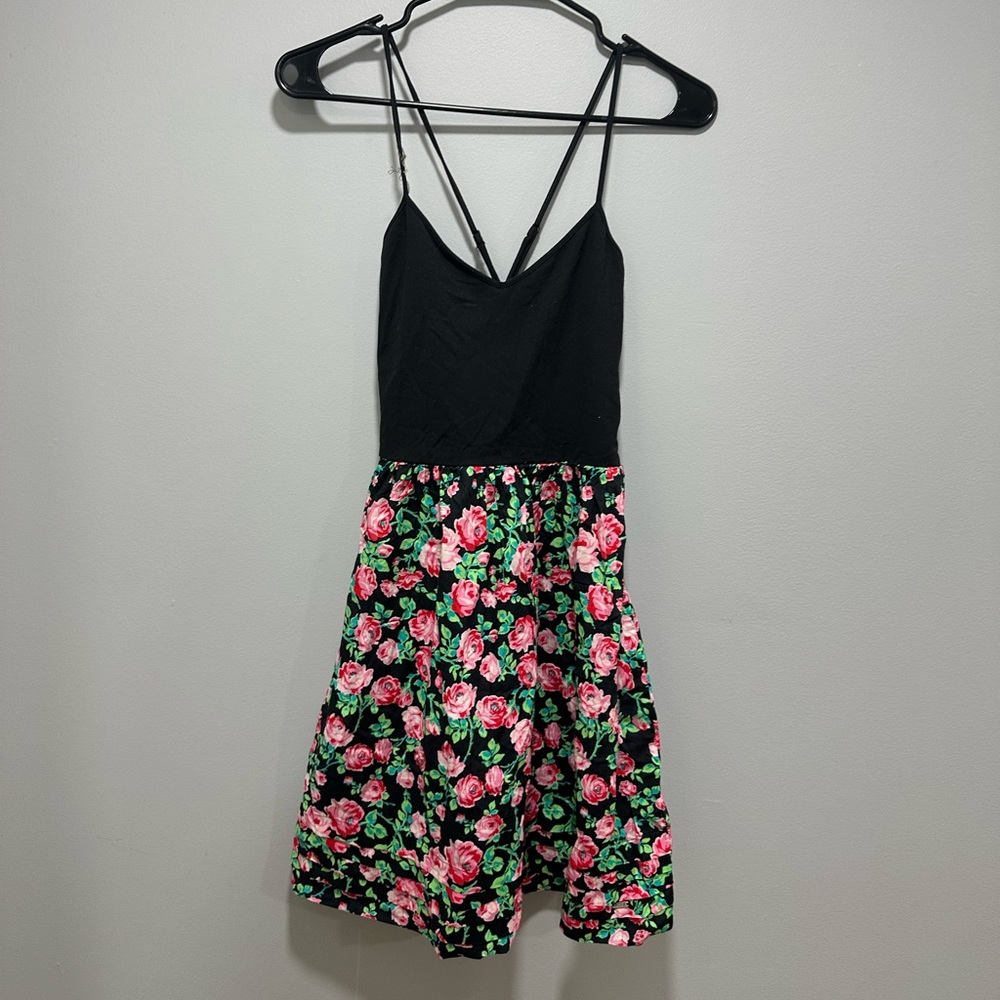 PINK Floral Mini Dress